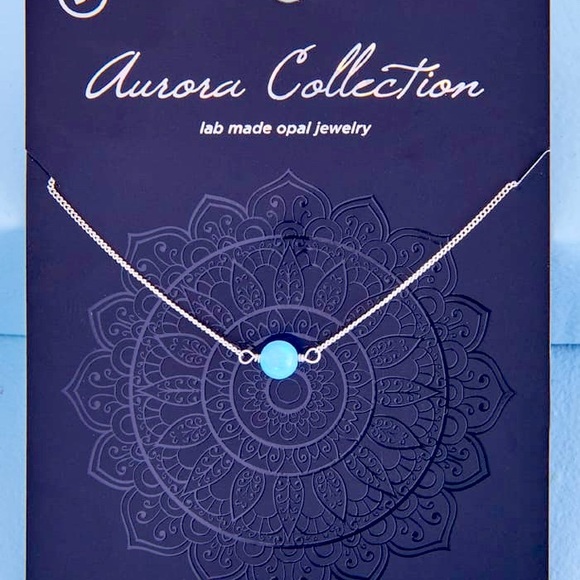 EARTHBOUND Jewelry - Light blue Opal Necklace